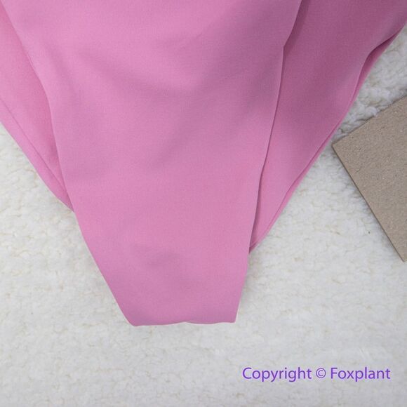 NEW Stone Fox Swim Juniper high waisted bikini bottoms, pink, size XS - Picture 3 of 8